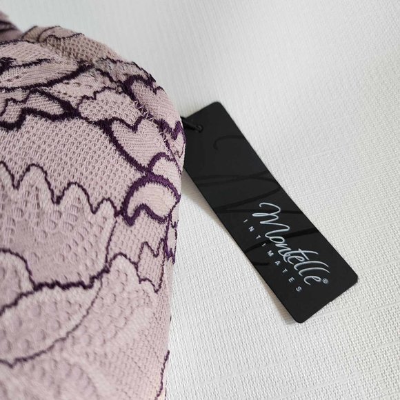 Montelle set 32H wireless bra + boyleg briefs - Picture 6 of 16